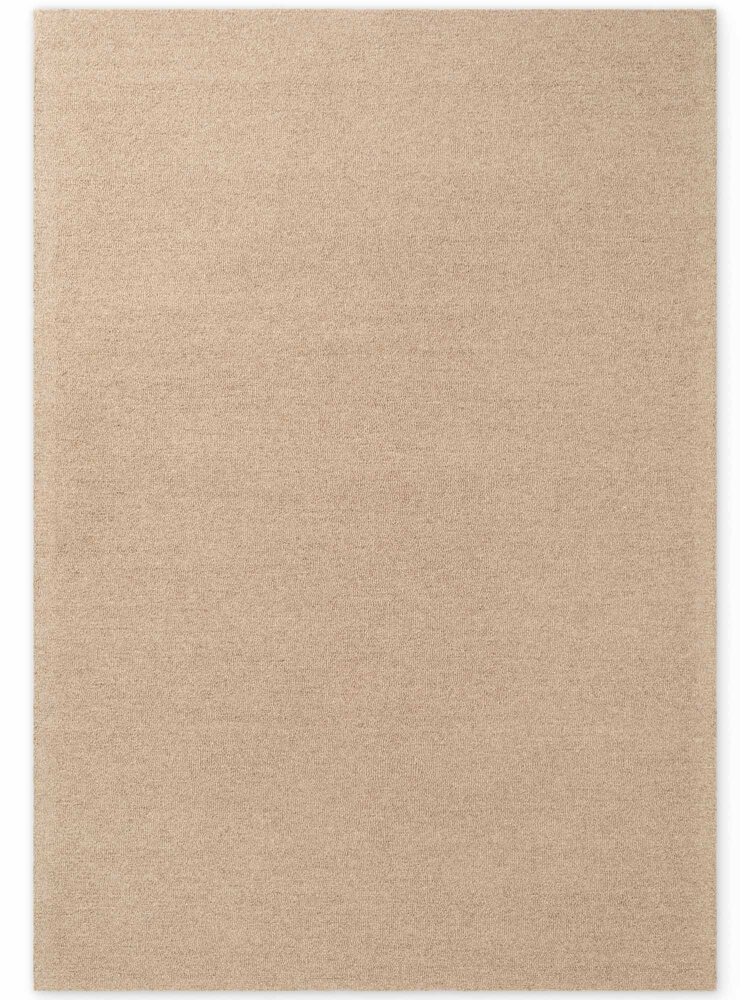 Wollen vloerkleed - Puristic Boucle Beige Wollen vloerkleed - Puristic Boucle Beige