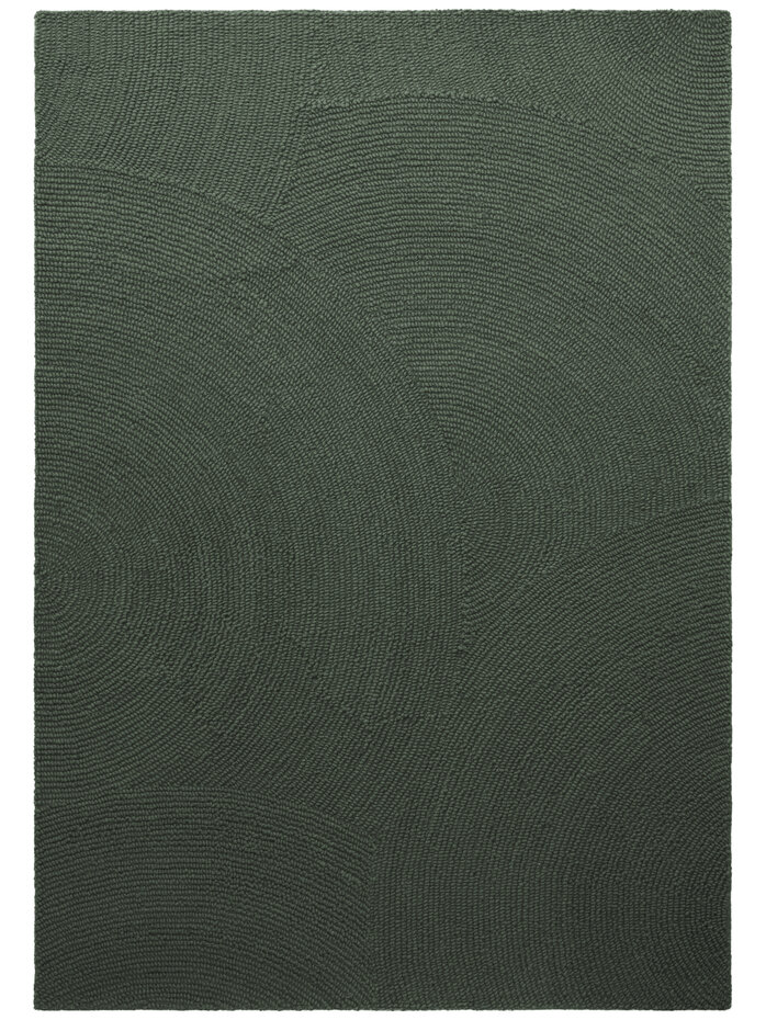 Wollen Japandi vloerkleed - Calmio Groen Wollen Japandi vloerkleed - Calmio Groen