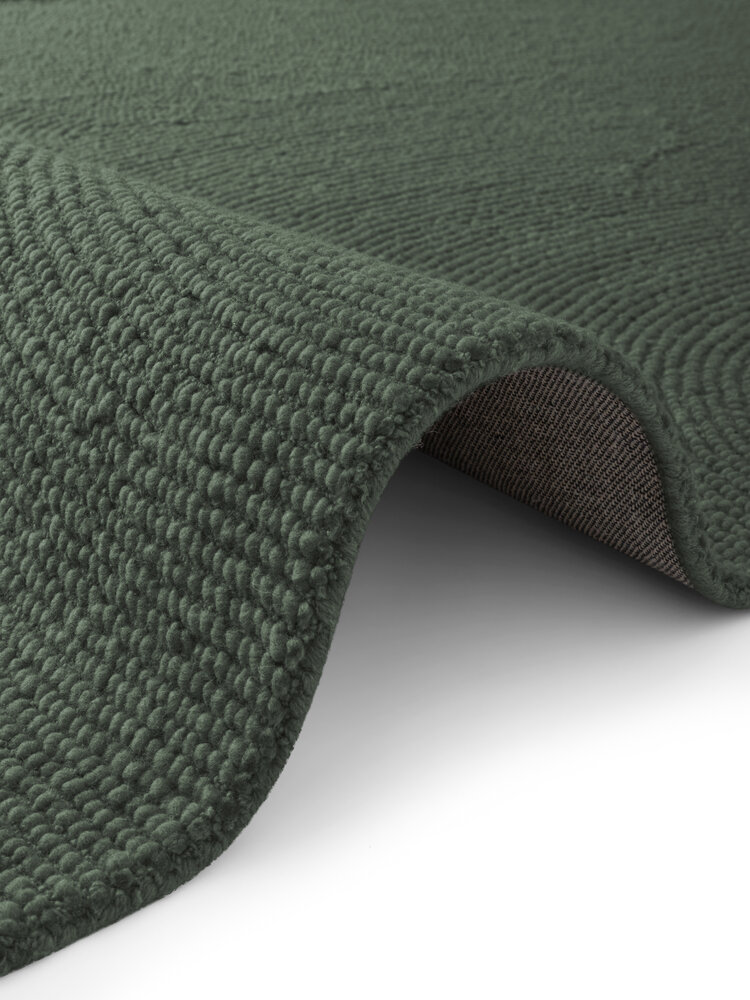 Wollen Japandi vloerkleed - Calmio Groen Wollen Japandi vloerkleed - Calmio Groen