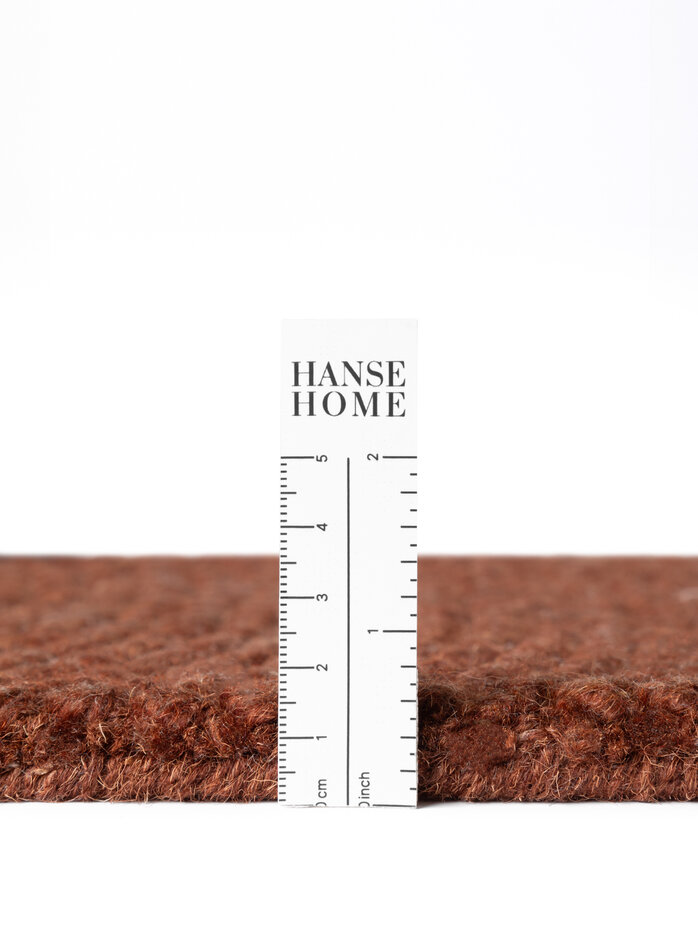 Wollen Japandi vloerkleed - Calmio Terracotta Wollen Japandi vloerkleed - Calmio Terracotta