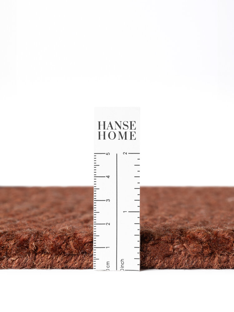 Wollen Japandi vloerkleed - Calmio Terracotta Wollen Japandi vloerkleed - Calmio Terracotta