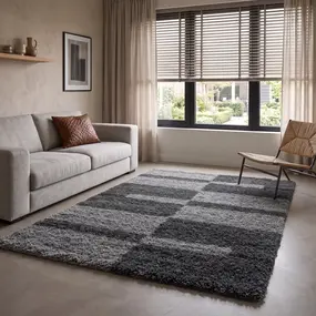 Manhattan Shaggy vloerkleed - grijs Manhattan Shaggy vloerkleed - grijs