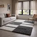 Manhattan Shaggy vloerkleed - lichtgrijs
