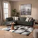 Kristal Modern Antraciet vloerkleed Kristal Modern Antraciet vloerkleed