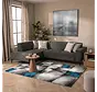 Kristal Modern Turquoise vloerkleed