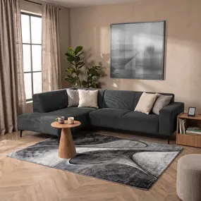 Kristal Modern grijs vloerkleed Kristal Modern grijs vloerkleed