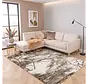 Alba Modern Beige vloerkleed - Marmer Design