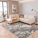Alba Modern Grijs / Goud vloerkleed - Marmer Design