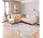 Alba Modern Grijs / Goud vloerkleed - Marmer Design