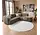 Sofia Modern Crème Rond vloerkleed