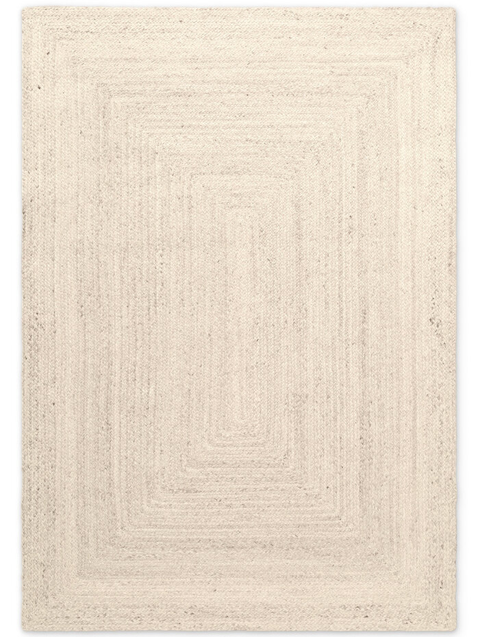 Jute vloerkleed - Juno Wit Jute vloerkleed - Juno Wit