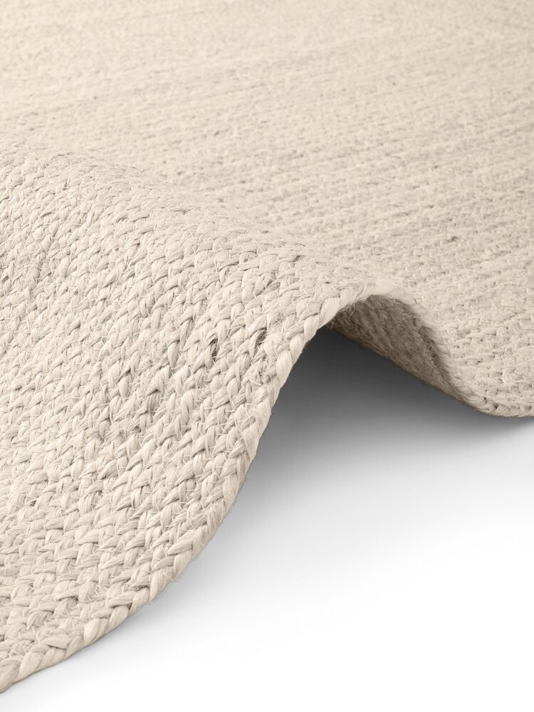 Jute vloerkleed - Juno Wit Jute vloerkleed - Juno Wit