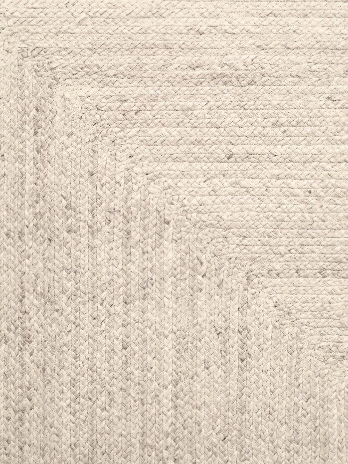 Jute vloerkleed - Juno Wit Jute vloerkleed - Juno Wit