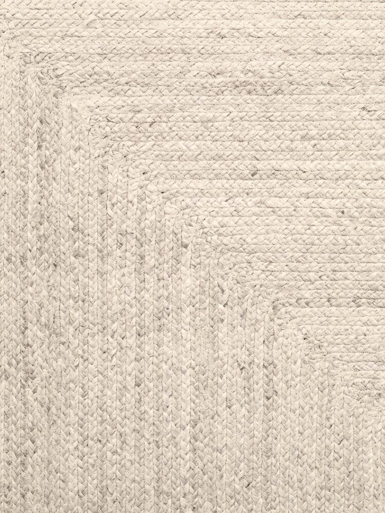 Jute vloerkleed - Juno Wit Jute vloerkleed - Juno Wit