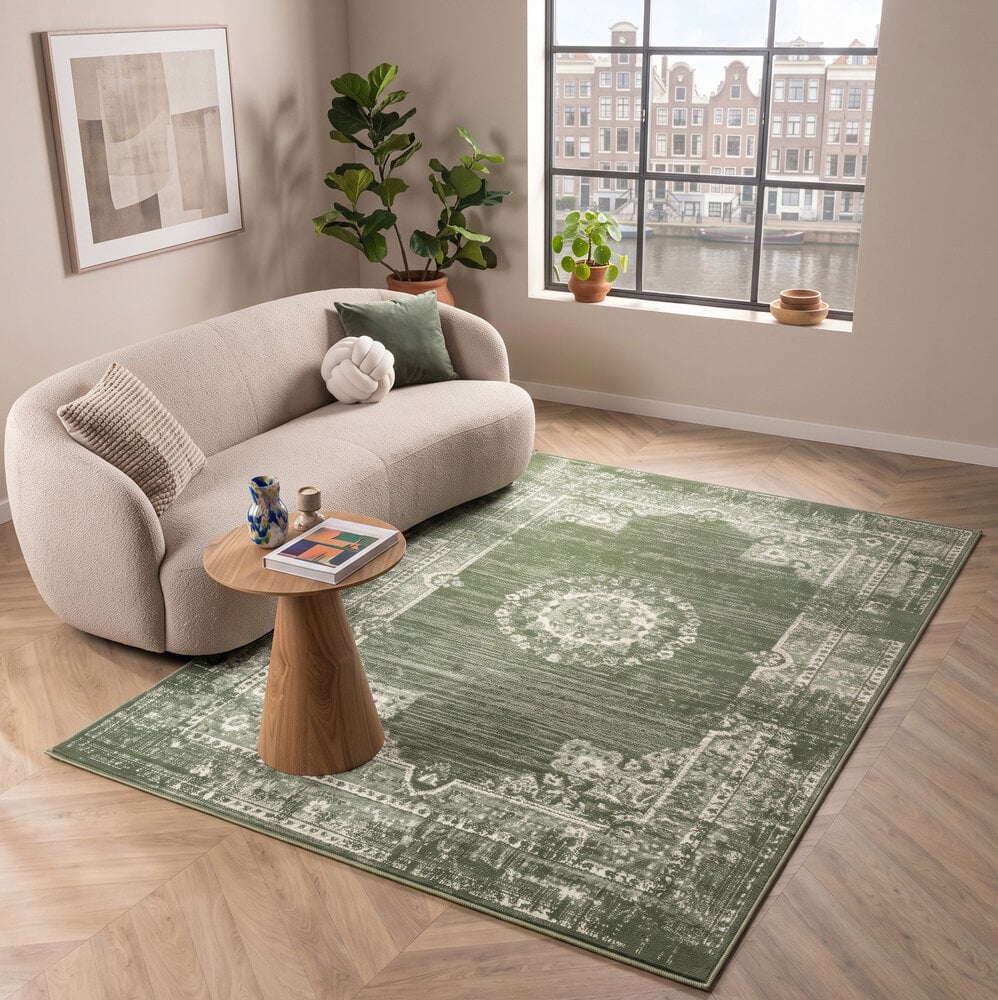 Vintage vloerkleed - Antico Groen