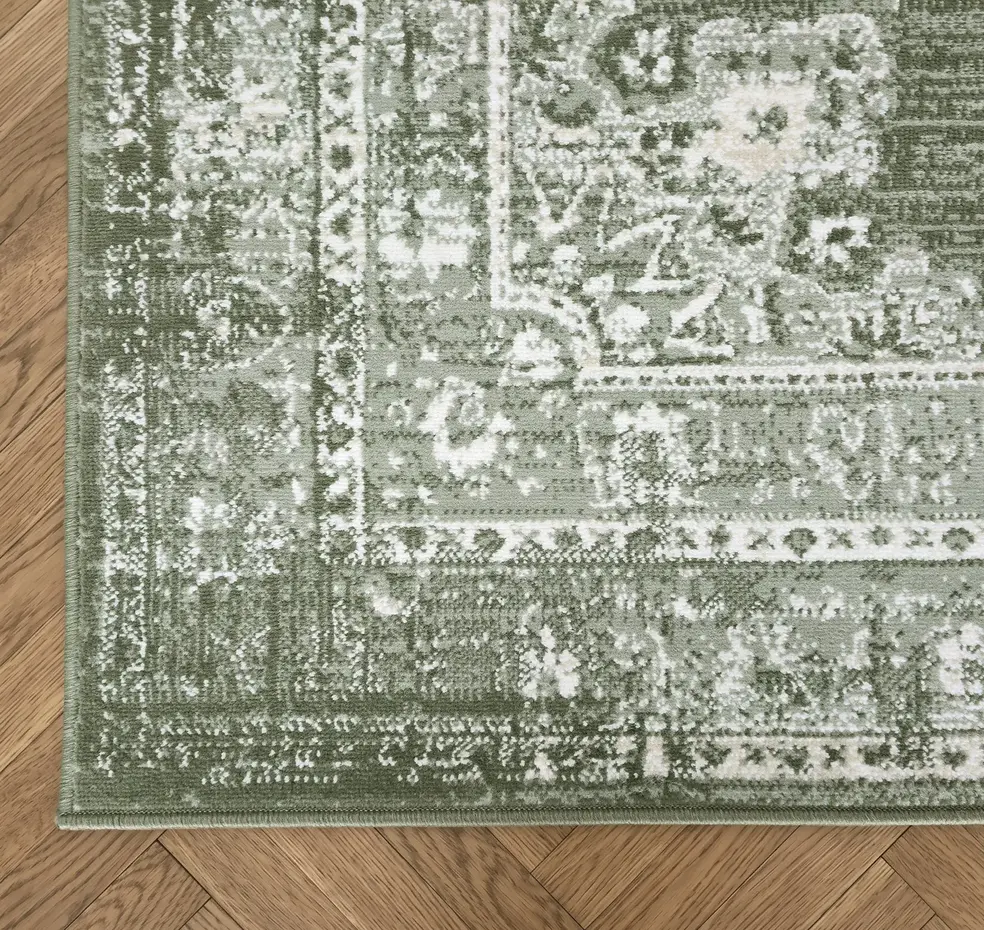 Vintage vloerkleed - Antico Groen