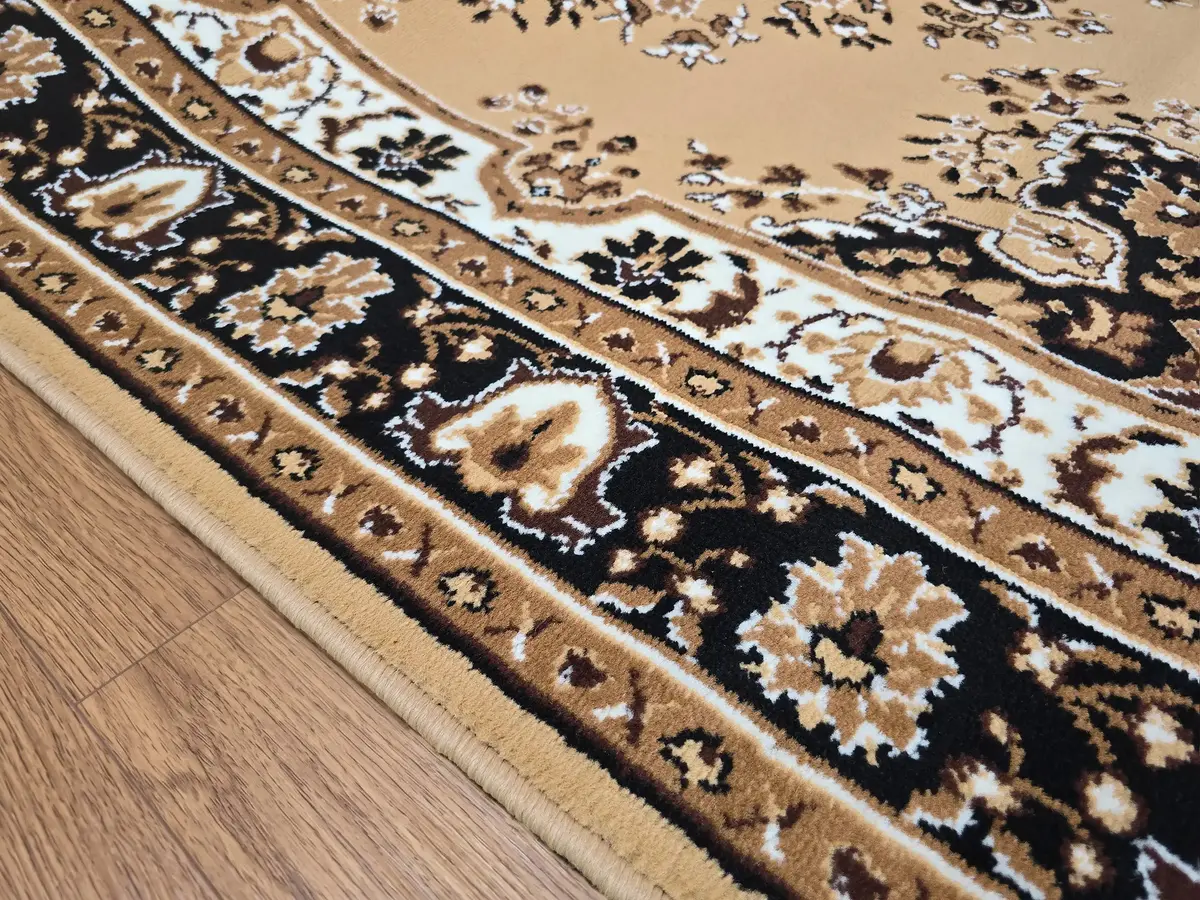 Klassiek vloerkleed - Tabriz Perzisch Beige Klassiek vloerkleed - Tabriz Perzisch Beige