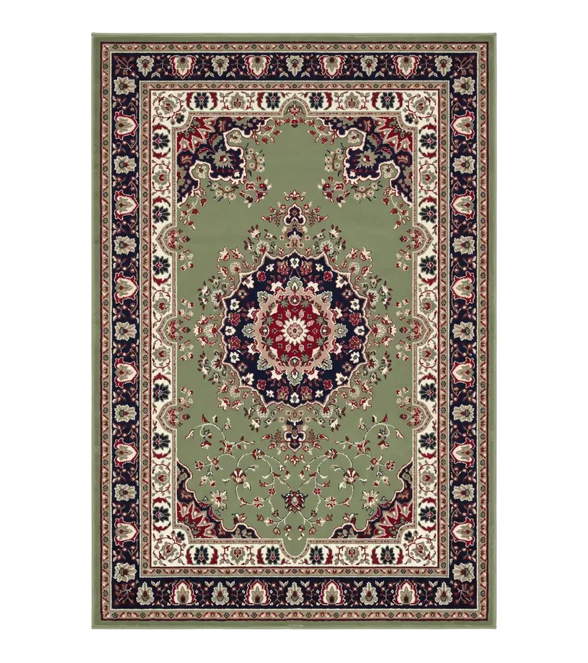 Klassiek vloerkleed - Tabriz Perzisch Groen Klassiek vloerkleed - Tabriz Perzisch Groen