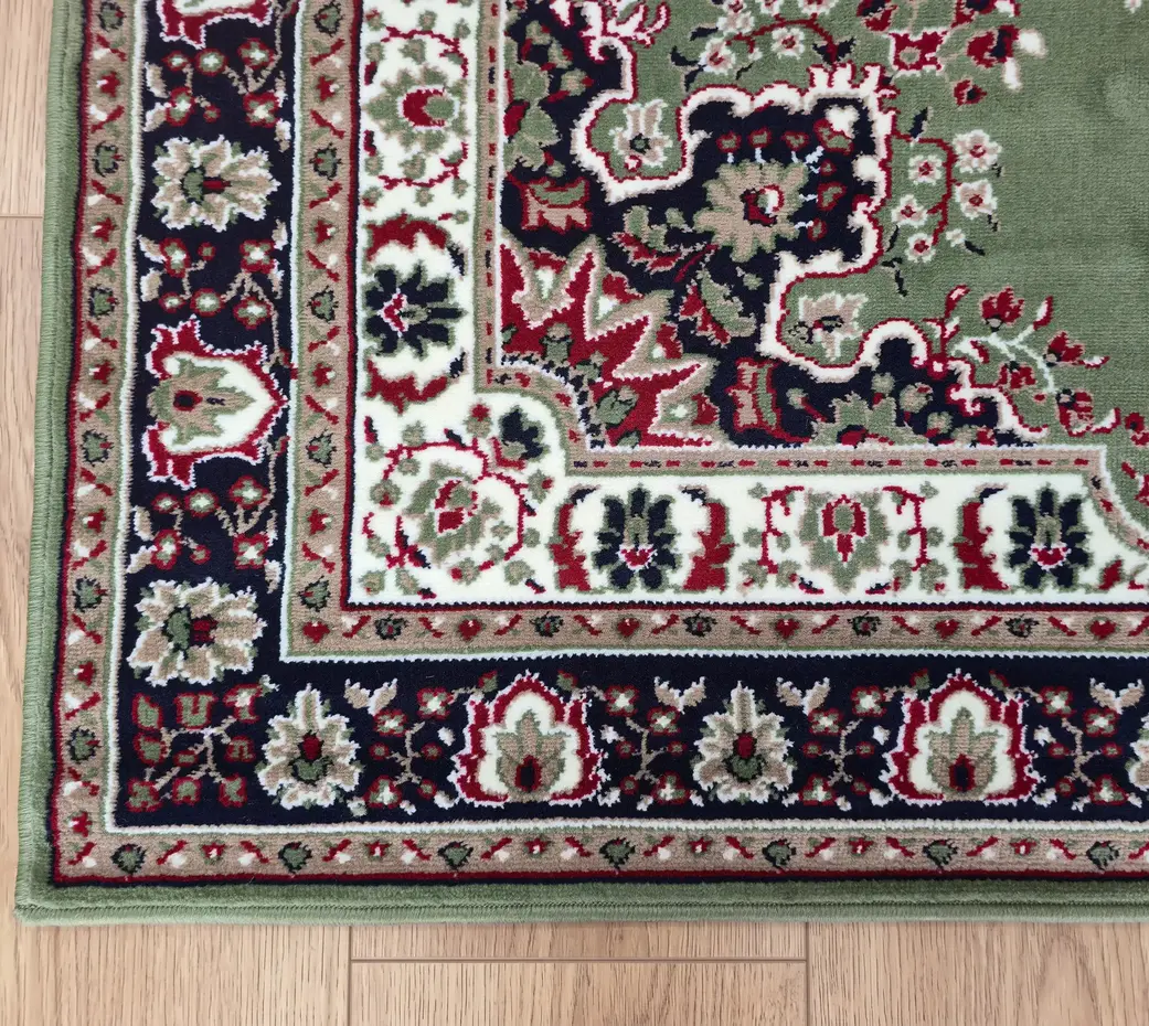 Klassiek vloerkleed - Tabriz Perzisch Groen Klassiek vloerkleed - Tabriz Perzisch Groen