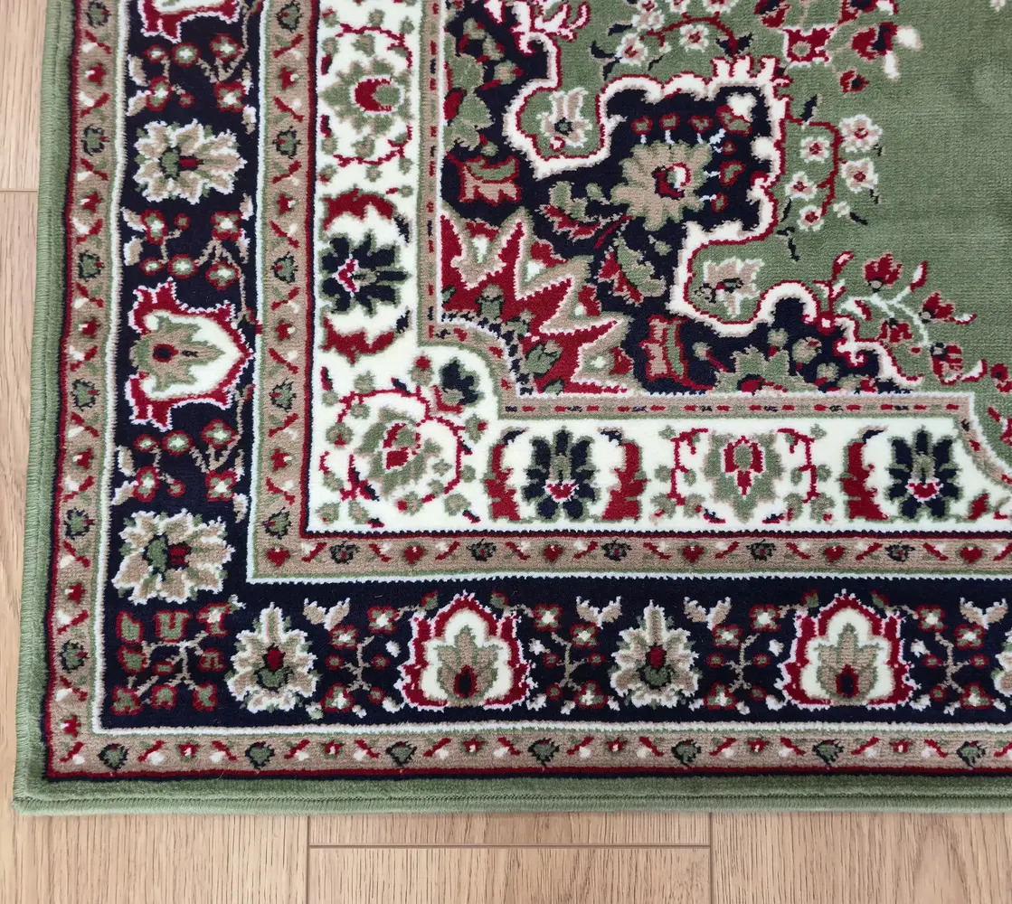Klassiek vloerkleed - Tabriz Perzisch Groen Klassiek vloerkleed - Tabriz Perzisch Groen
