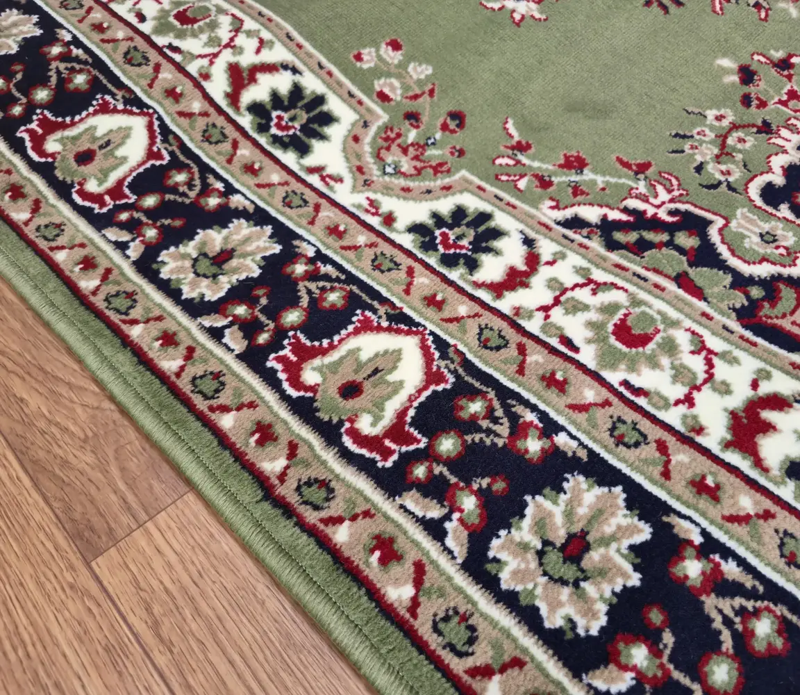 Klassiek vloerkleed - Tabriz Perzisch Groen Klassiek vloerkleed - Tabriz Perzisch Groen