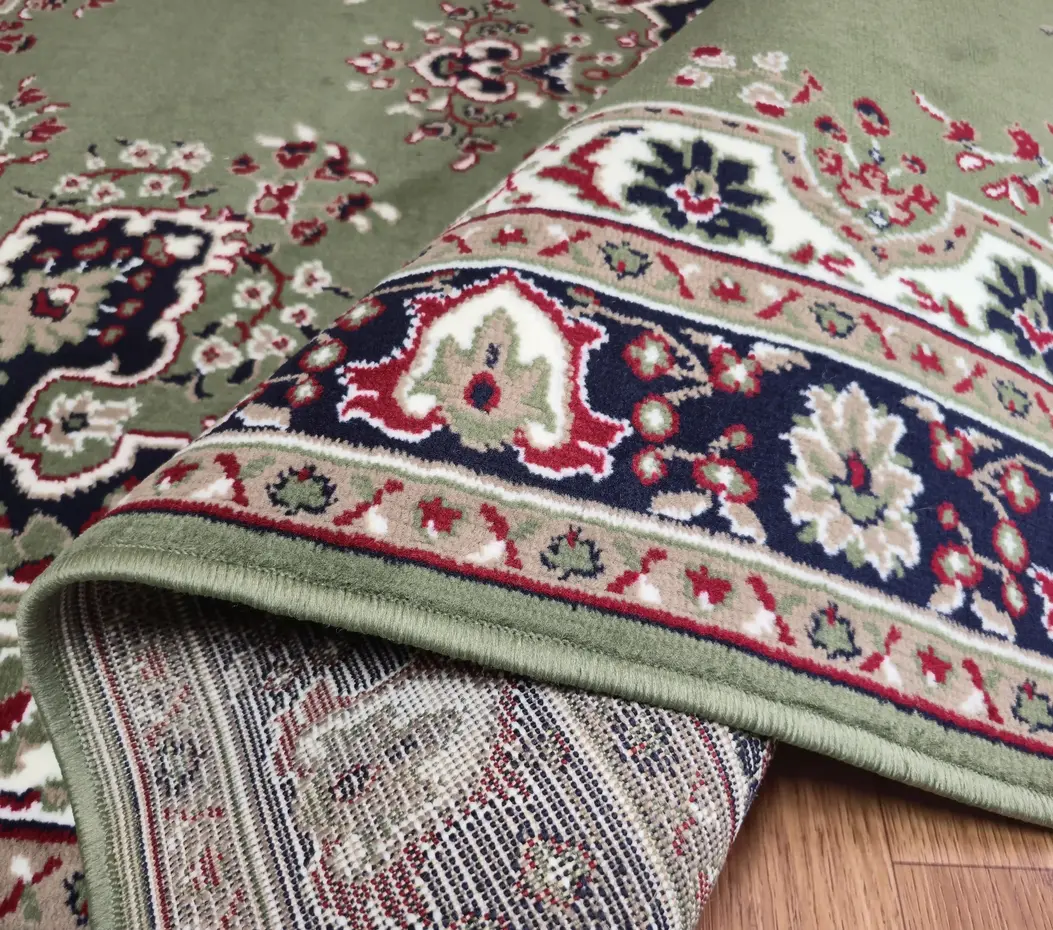 Klassiek vloerkleed - Tabriz Perzisch Groen Klassiek vloerkleed - Tabriz Perzisch Groen