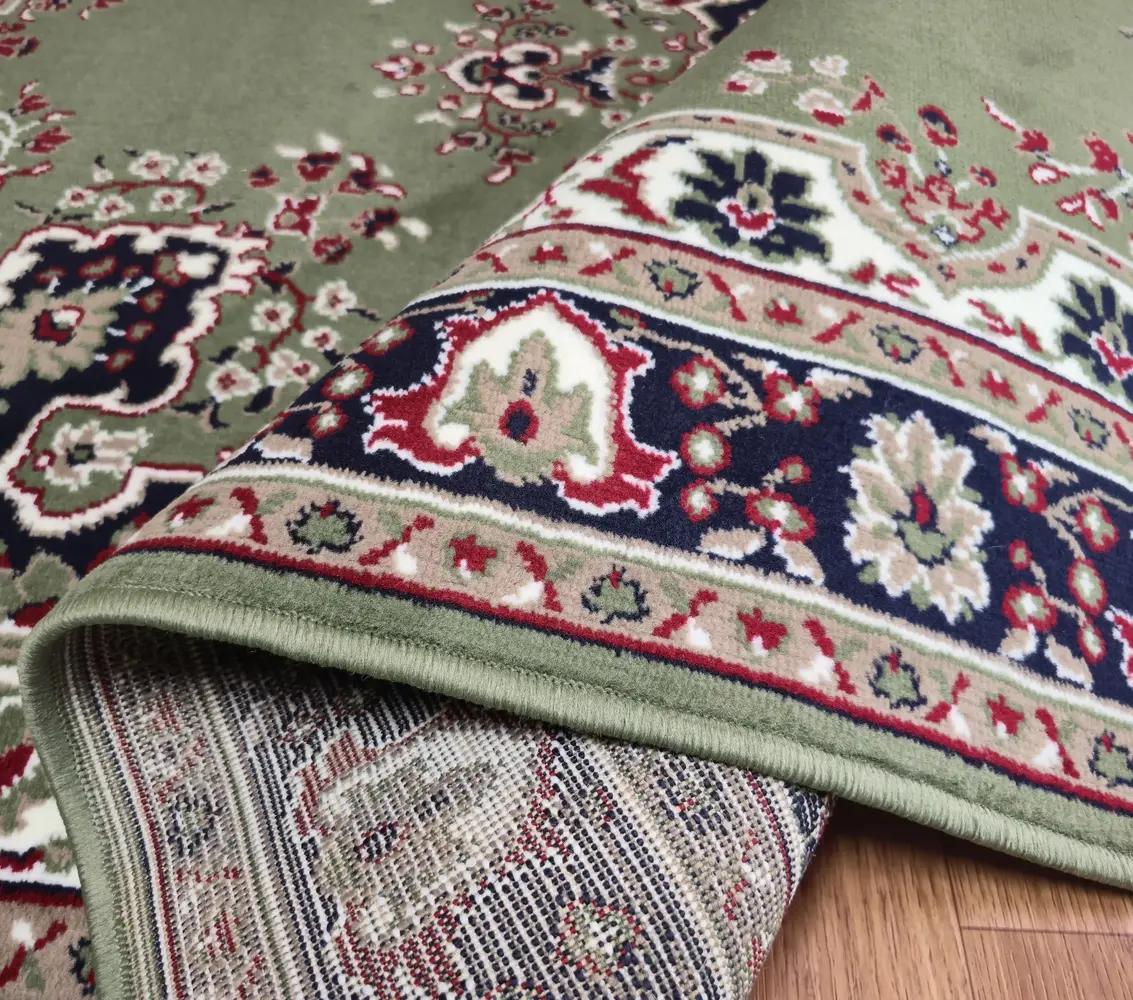 Klassiek vloerkleed - Tabriz Perzisch Groen Klassiek vloerkleed - Tabriz Perzisch Groen