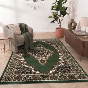 Klassiek vloerkleed - Skazar Groen