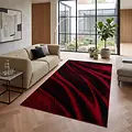 Torino Modern vloerkleed - rood