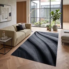 Torino Modern vloerkleed - zwart Torino Modern vloerkleed - zwart