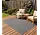Tenedo Indoor & Outdoor Grijs vloerkleed - Geruit