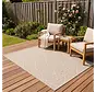 Tenedo Indoor & Outdoor Beige vloerkleed - Geruit