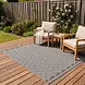 Tenedo Indoor & Outdoor Grijs vloerkleed - Geruit Tenedo Indoor & Outdoor Grijs vloerkleed - Geruit