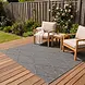 Tenedo Indoor & Outdoor Grijs vloerkleed - Geruit Tenedo Indoor & Outdoor Grijs vloerkleed - Geruit