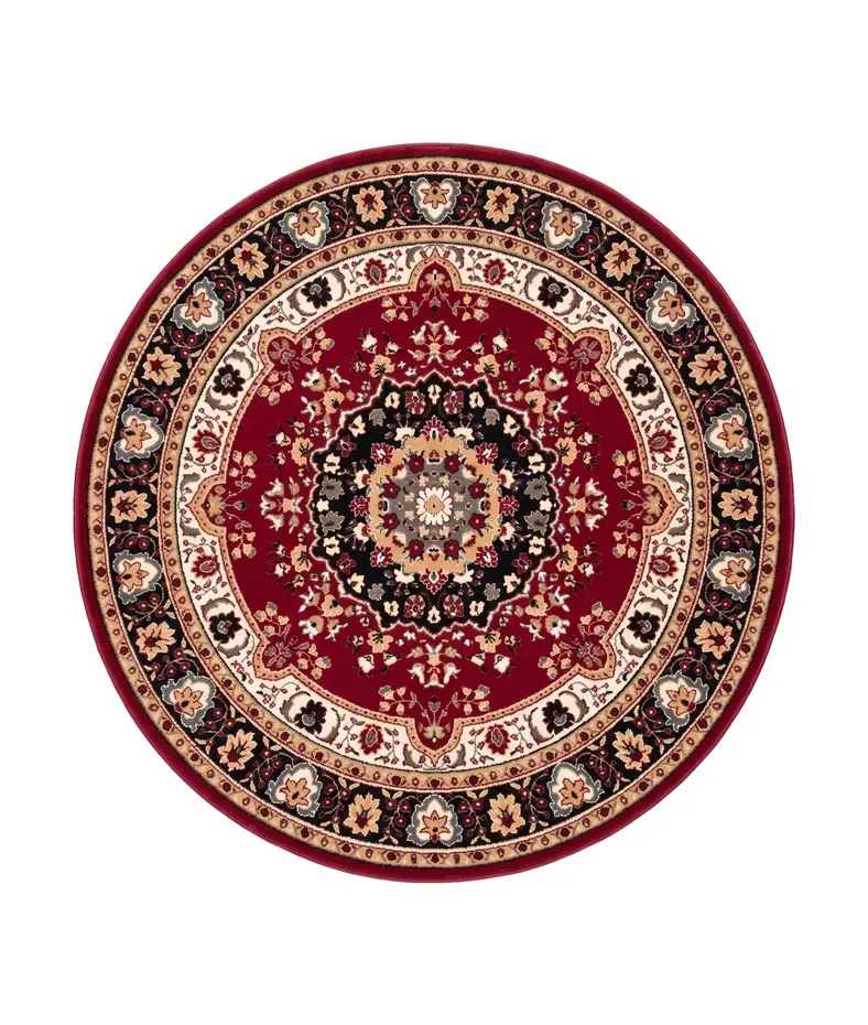 Rond klassiek vloerkleed - Tabriz Perzisch Rood Rond klassiek vloerkleed - Tabriz Perzisch Rood