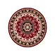 Rond klassiek vloerkleed - Tabriz Perzisch Rood Rond klassiek vloerkleed - Tabriz Perzisch Rood