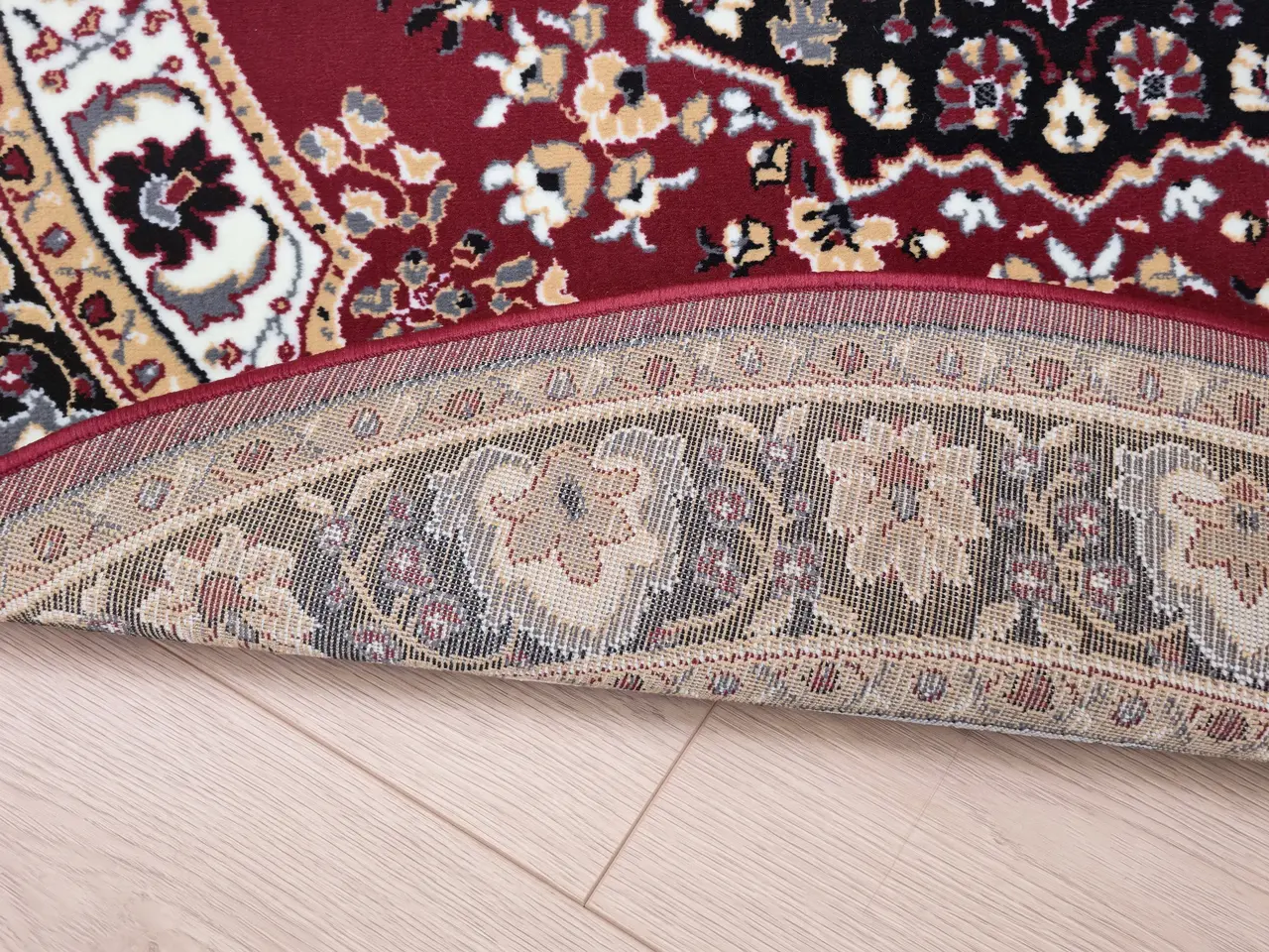 Rond klassiek vloerkleed - Tabriz Perzisch Rood Rond klassiek vloerkleed - Tabriz Perzisch Rood