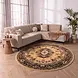 Rond klassiek vloerkleed - Tabriz Perzisch Beige Rond klassiek vloerkleed - Tabriz Perzisch Beige
