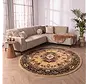 Rond klassiek vloerkleed - Tabriz Perzisch Beige
