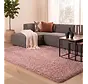 Azure Hoogpolig Roze vloerkleed - Effen