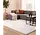 Azure Hoogpolig Wit vloerkleed - Effen