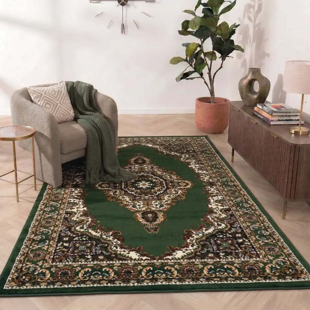 Klassiek vloerkleed - Skazar Groen Klassiek vloerkleed - Skazar Groen
