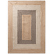 Jute vloerkleed - Juno Naturel/Taupe Jute vloerkleed - Juno Naturel/Taupe