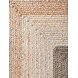 Jute vloerkleed - Juno Naturel/Taupe Jute vloerkleed - Juno Naturel/Taupe