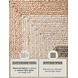 Jute vloerkleed - Juno Naturel/Taupe Jute vloerkleed - Juno Naturel/Taupe