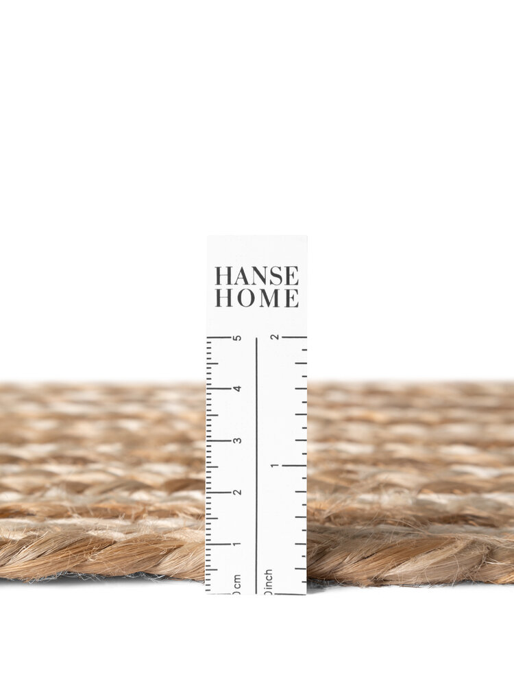 Jute vloerkleed - Juno Gestreept Naturel/Wit Jute vloerkleed - Juno Gestreept Naturel/Wit