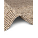 Jute vloerkleed - Juno Gestreept Taupe/Beige