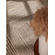 Jute vloerkleed - Juno Gestreept Taupe/Beige