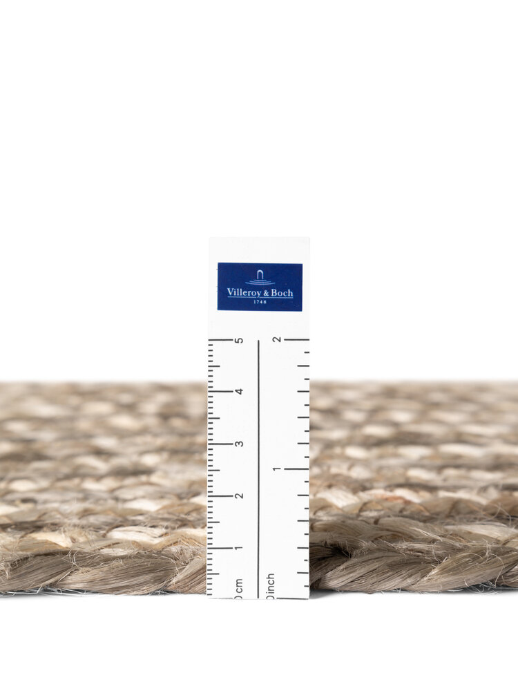 Jute vloerkleed - Juno Gestreept Taupe/Beige