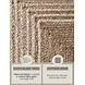 Jute vloerkleed - Juno Gestreept Taupe/Beige